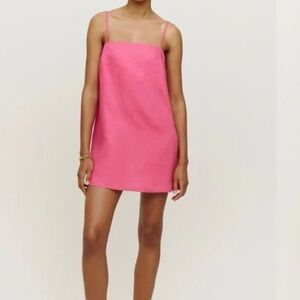 NWT Reformation Aubree Linen Dress